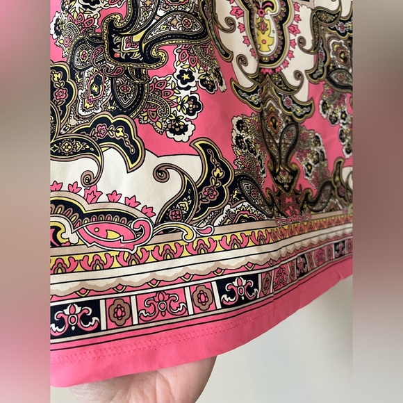 Charter Club Elegant Patterned 3/4 Sleeve Blouse Women’s Petite Small - Picture 6 of 14